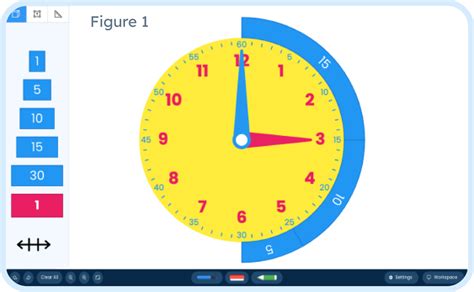 online clock manipulative|Math Clock .